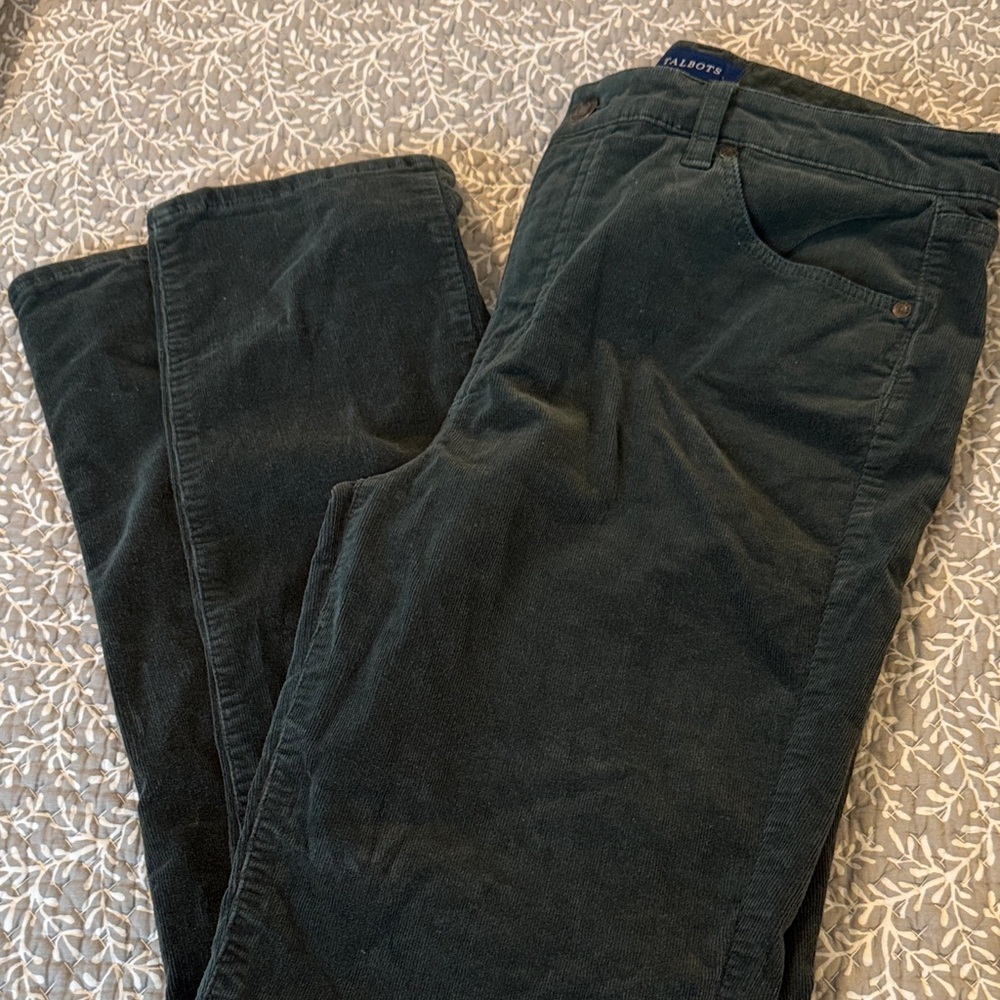 Talbots Women’s Dark Green cords